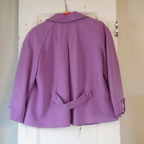 Talbots Lavender Blazer Size 14 - Picture 6 of 10